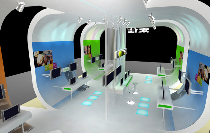 索佳液晶電視展會設(shè)計